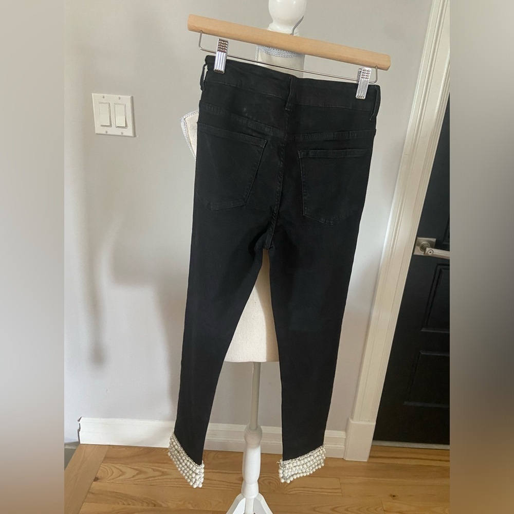 Boston Proper Mixed Pearl Black Denim Jeans - Picture 4 of 14